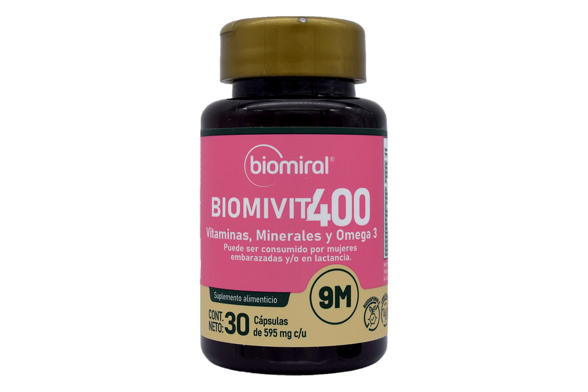 BIOMIVIT-400 30CAP BIOMIRAL