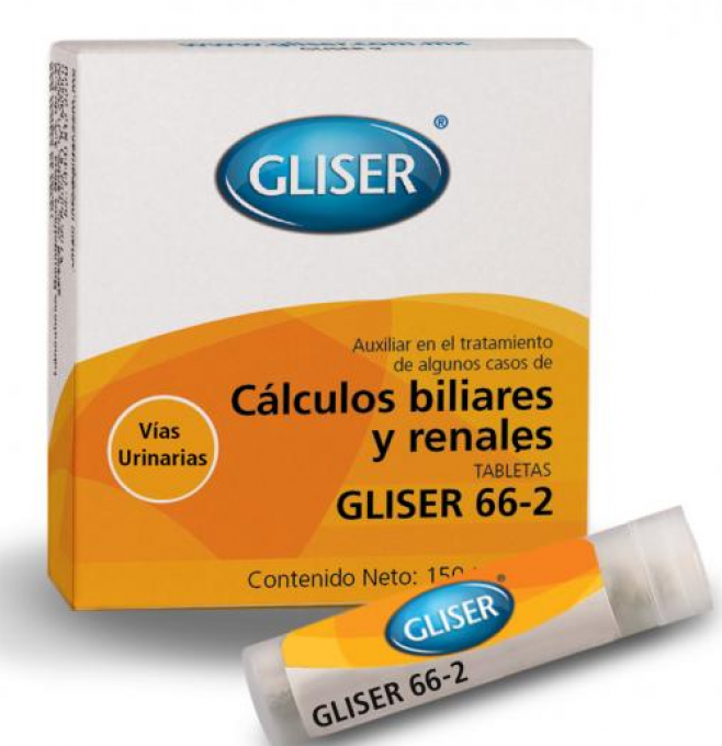 CALCULOS BILIARES Y RENALES GLISER 66-2