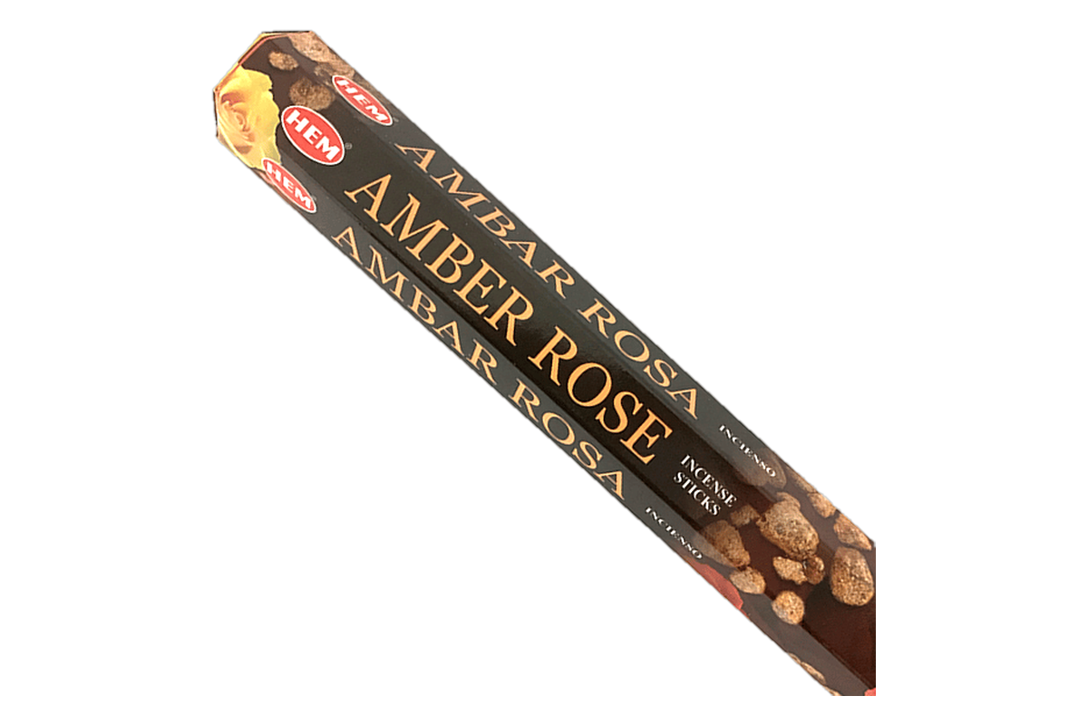 Incienso HEM Ámbar Rosa (20 varitas)
