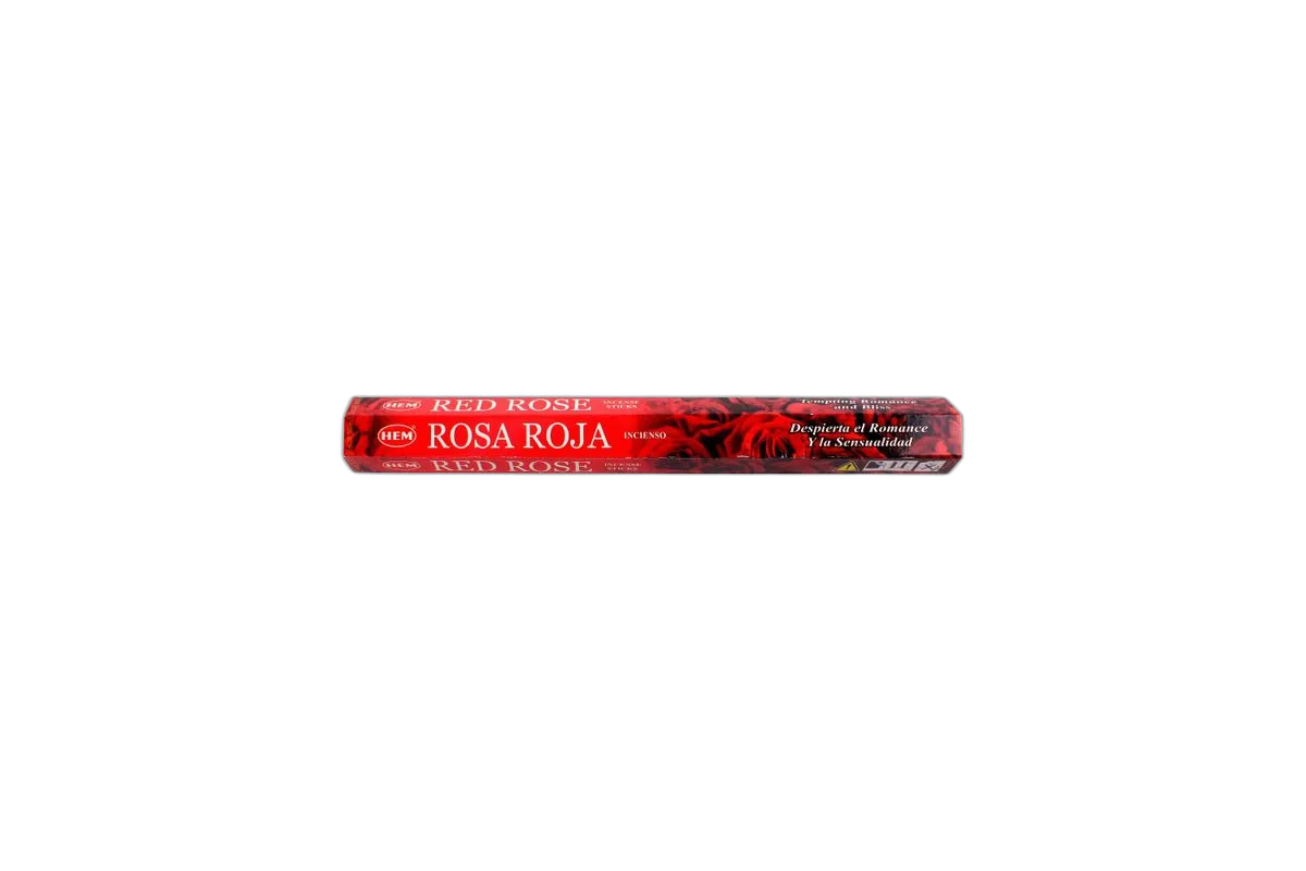 Incienso HEM Rosa Roja (20 varitas)