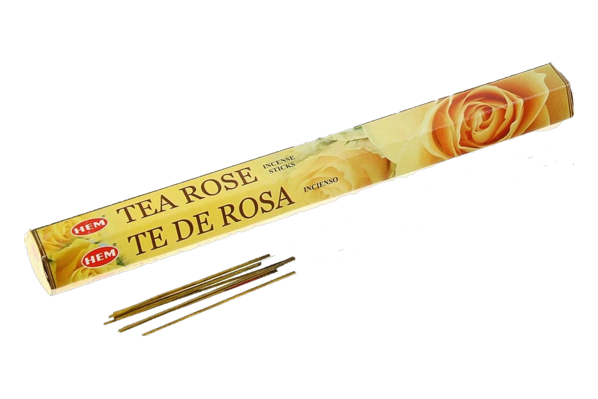 Incienso HEM Té de Rosa (20 varitas)