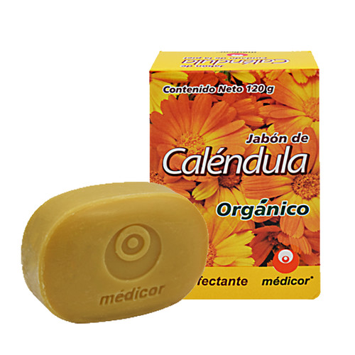 JABON CALENDULA BARRA 120G MEDICOR