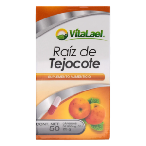 RAIZ DE TEJOCOTE 50CAP 500MG NATURAL VITALITY