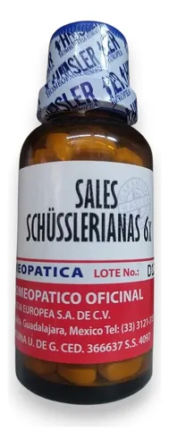 SALES SCHUSSLERIANAS 6X SALES HASLER