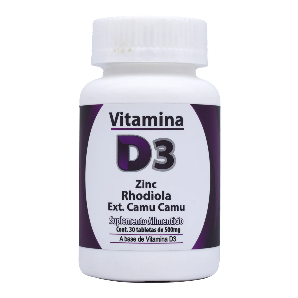 VITAMINA D3 Y ZINC 30 CAP